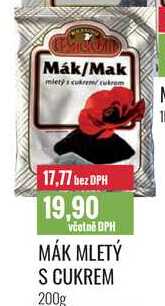 MÁK MLETÝ S CUKREM 200g