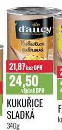 KUKUŘICE SLADKÁ 340g 