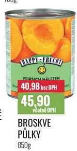 BROSKVE PŮLKY 850g 