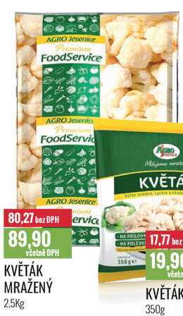 KVĚTÁK MRAŽENÝ 2,5Kg