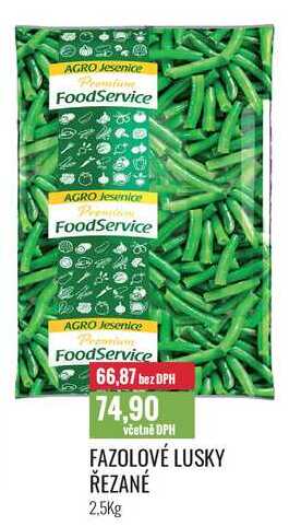 FAZOLOVÉ LUSKY ŘEZANÉ 2,5Kg 