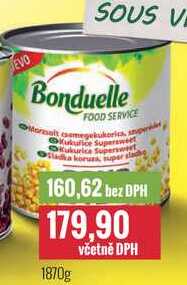 Bonduelle Kukuřice Supersweet 1870g