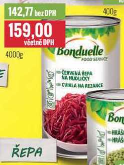 Bonduelle červená řepa 4000g