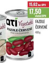 FAZOLE ČERVENÉ 400g 