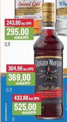 Captain Morgan Dark Rum 0,7l/1l