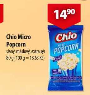 Chio Micro Popcorn, 80 g