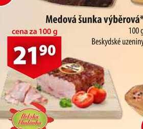 Medová šunka výběrová, 100 g