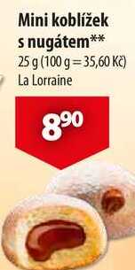 Mini koblížek s nugátem, 25 g  