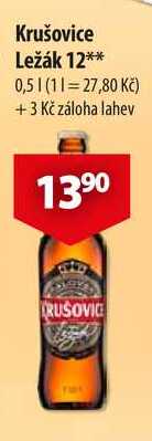 Krušovice Ležák 12, 0,5 l