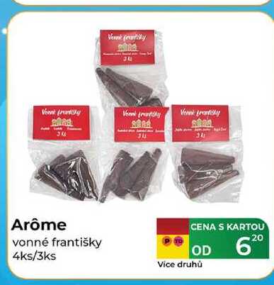 Arôme vonné františky 4ks/3ks