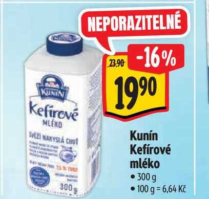 Kunín Kefírové mléko 300 g