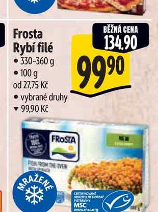 Frosta Rybí filé 330-360 g