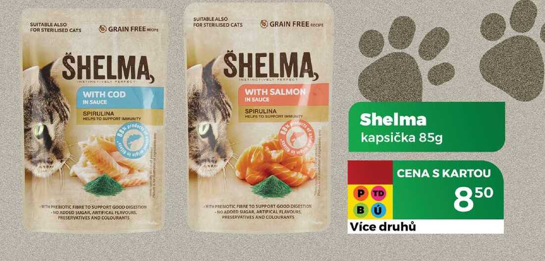Shelma kapsička 85g