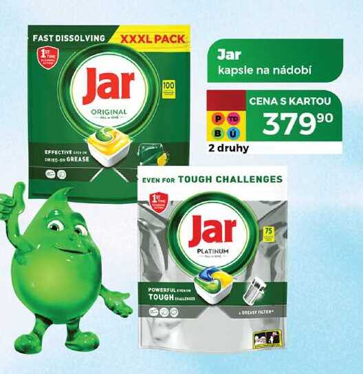 Jar kapsle na nádobí 