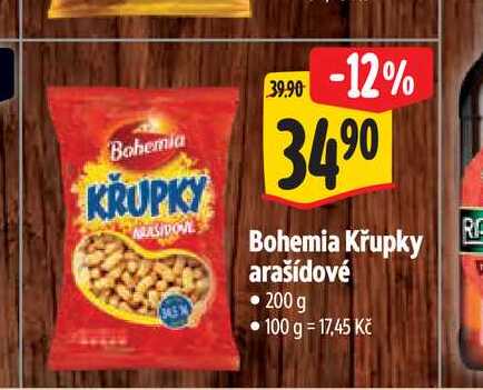 Bohemia Křupky arašídové 200 g