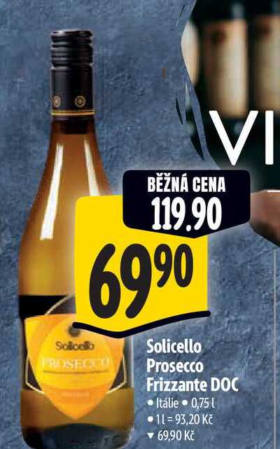 Solicello Prosecco Frizzante DOC 0,75 l