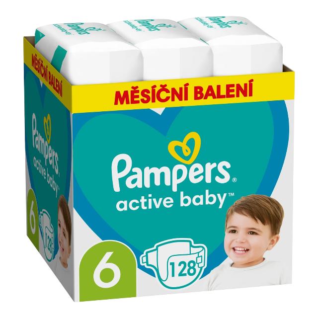 Pampers Active Baby Extra Large, velikost 6