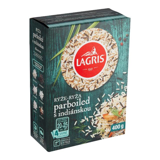 Lagris Rýže parboiled s indiánskou varné sáčky