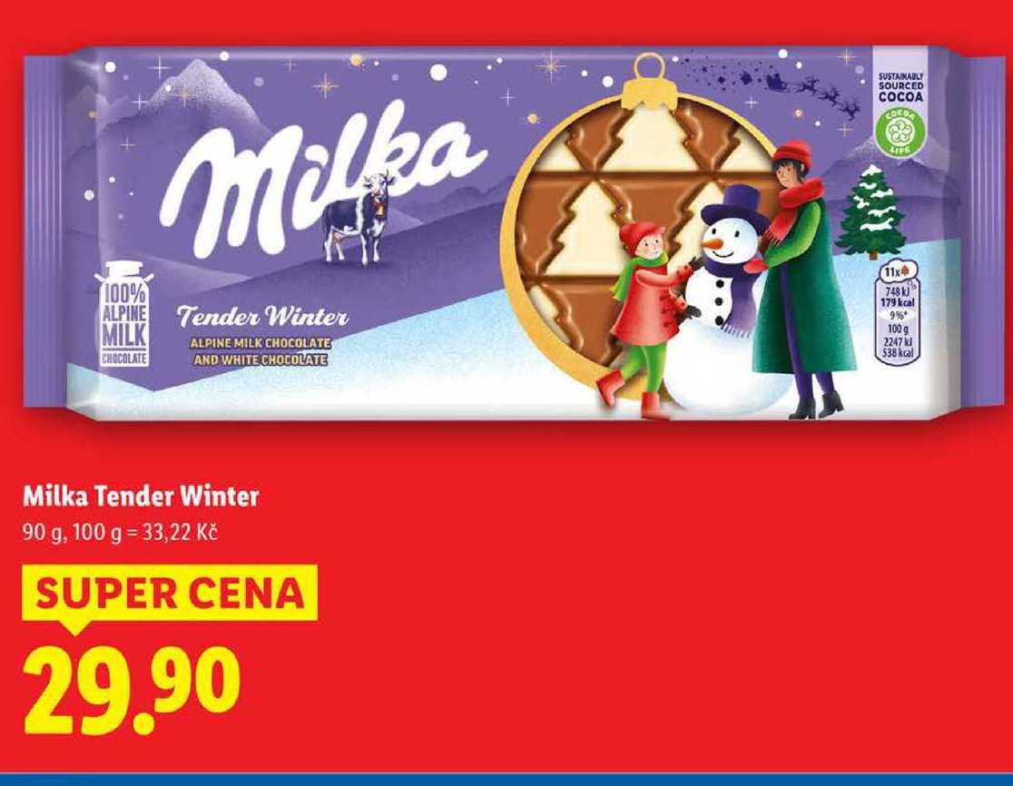 Milka Tender Winter, 90 g