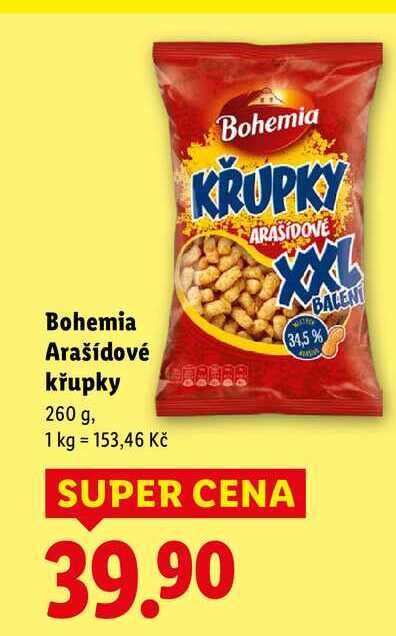 Bohemia Arašídové křupky, 260 g