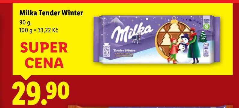 Milka Tender Winter, 90 g