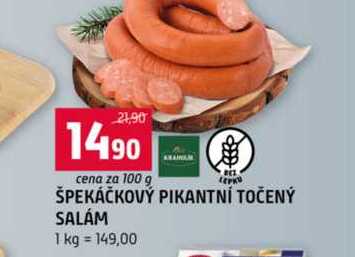 Špekáčkový pikantní točený salám 100 g