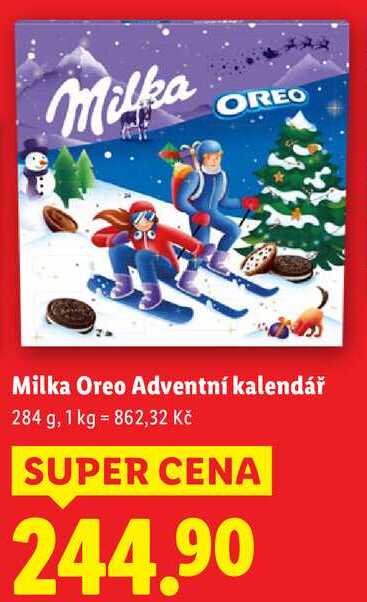 Milka Oreo Adventní kalendář, 284 g