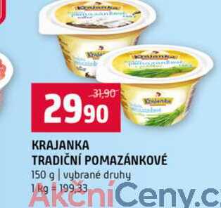 KRAJANKA TRADIČNÍ POMAZÁNKOVÉ 150 g vybrané druhy