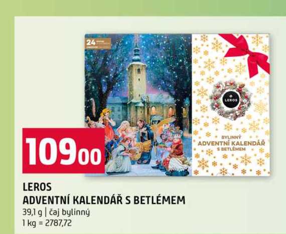 LEROS BYLINNÝ ADVENTNÍ KALENDÁŘ S BETLEHEM 39,1g