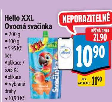 Hello XXL Ovocná svačinka 200 g