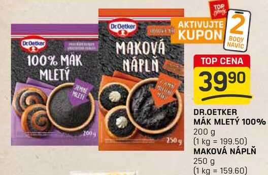 DR.OETKER MÁK MLETÝ 100% 200 g 