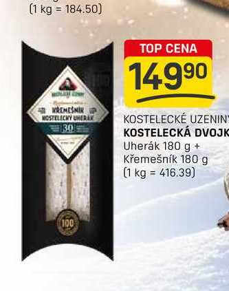 KOSTELECKÁ DVOJKA Uherák 180 g + Křemešník 180 g