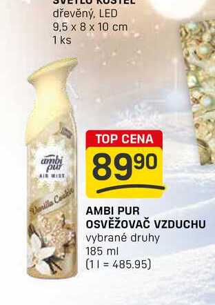 AMBI PUR OSVĚŽOVAČ VZDUCHU vybrané druhy 185 ml