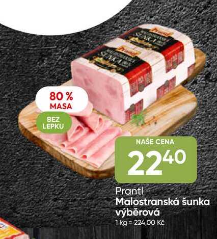 Malostranská šunka výběrová 100 g