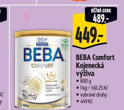   BEBA Comfort Kojenecká výživa 800 g  