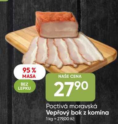 Poctivá moravská Vepřový bok z komína 100g