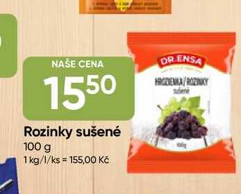 Dr. Ensa Rozinky sušené 100 g