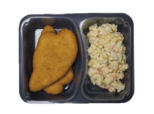 Kuřecí řízek s bramborovým salátem