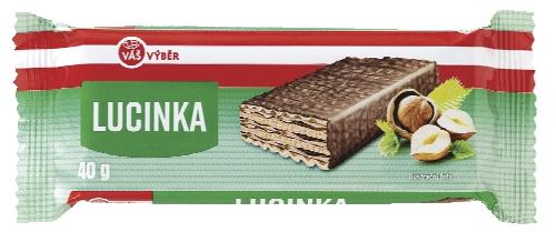 VÁŠ VÝBĚR Lucinka oplatka, 40 g