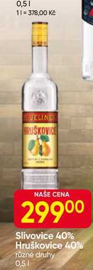 R. JELÍNEK Hruškovice 40% 0,5l