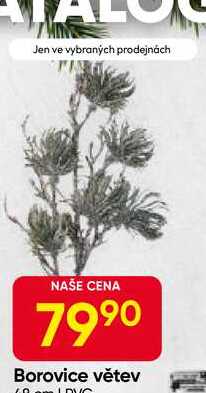 Borovice větev 60cm, PVC