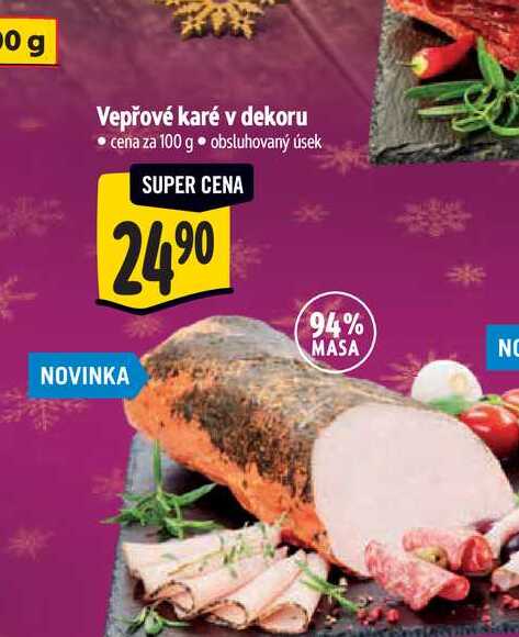 Vepřové karé v dekoru 100 g
