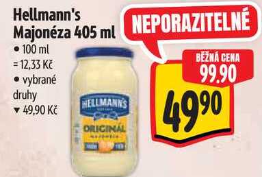 Hellmann's Majonéza, 405 ml