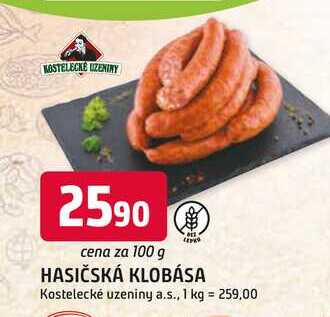 HASIČSKÁ KLOBÁSA 100g