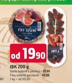 Datle sušené s peckou 200g