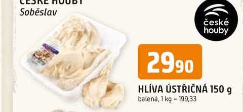 HLÍVA ÚSTŘIČNÁ 150 g balená
