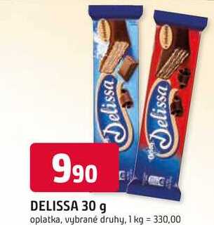 Orion Delissa 30g, vybrané druhy