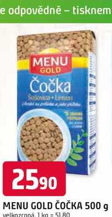MENU GOLD ČOČKA 500 g velkozrnná