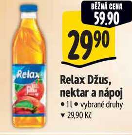 Relax Džus, nektar a nápoj, 1 l