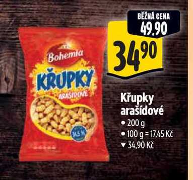 Křupky arašídové, 200 g